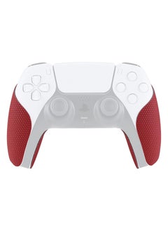 اشتري PlayVital Red Anti-Skid Sweat-Absorbent Controller Grip for PS5 Controller, Professional Textured Soft Rubber Pads Handle Grips for PS5 Controller - PFPJ005 في مصر