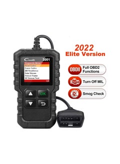 Buy Creader 3001 OBD2 Scanner Automotive Car Diagnostic Check Engine Light O2 Sensor Systems OBD Code Readers Scan Tool for All OBDII Protocol Cars Since 1996 in Saudi Arabia