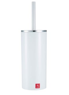 Buy Primanova Lenox acrylic toilet brush with silver frame (white) in Egypt