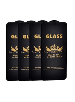 Buy G-Power 9H Tempered Glass Screen Protector Premium With Anti Scratch Layer And High Transparency For Samsung Galaxy A50 6.4 Inch Set Of 4 Pieces - Transparent in Egypt