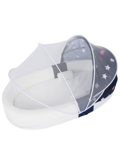 Buy Portable Baby Bed with Tent with Mosquito Net Sunshadeand Mommy Bag in Saudi Arabia