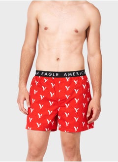 Buy Logo Print Boxers in UAE