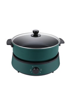 اشتري Factory direct supply new Korean household multifunctional electric cooker non-stick electric cooker split electric hot pot spot Green (only applicable to 110V voltage) في الامارات