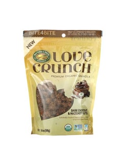 Buy Love Crunch Premium Organic Granola  Dark Chocolate and Hazelnut Butter 10.6 oz 300 g in UAE