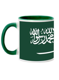 Buy Saudi Arabia Flag For Saudi National Day Printed Coffee Mug 11 Oz in Saudi Arabia