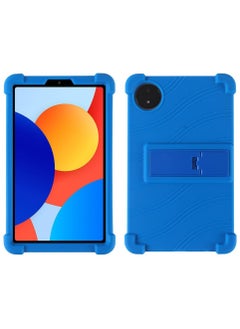 Buy Tablet Case Compatible with Xiaomi Redmi Pad SE 8.7 inch 2024 Stand Cover Soft Silicon Kids Case For Redmi Pad SE 8.7'' (Blue) in Saudi Arabia