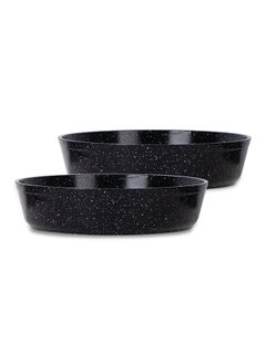 Buy 2 pcs bakeware set (26 & 30) black in Egypt