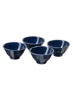 Buy Dinnerware Bowl Stoneware Blue 11cm in UAE