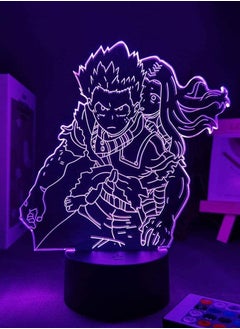 Buy Valentine's Day 2022 LED Panel Lights Anime Characters My Academy Bakuhao 3D Lights Comic Gadgets Valentine’s Day Gifts Children’s 3d Multicolor Night Light for boys animes Anime Lights in UAE