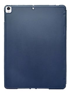 Buy Protective iPad 10.2 Case iPad 9th Gen 2021,iPad 8th Gen 2020,iPad 7th Gen 2019 Case, Slim Stand Smart Cover With Pencil Holder-Navy Blue in UAE