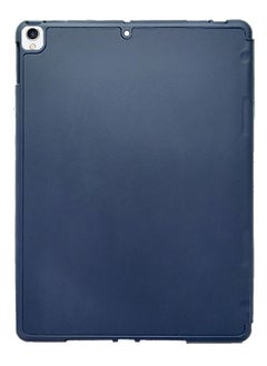 اشتري Protective iPad 10.2 Case iPad 9th Gen 2021,iPad 8th Gen 2020,iPad 7th Gen 2019 Case, Slim Stand Smart Cover With Pencil Holder-Navy Blue في الامارات