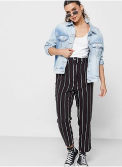 Buy Button Detail Tapered Pants in UAE