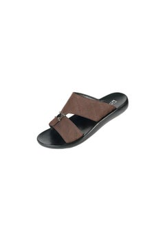 اشتري 008-3548 Barjeel Mens Arabic Sandals 63071 Brown في الامارات