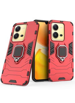 Buy Compatible With Vivo V25/Vivo V25E Black Panther Back Cover (Red) in Egypt