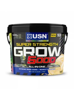اشتري USN Super Strength Grow 5000 Vanilla 4kg Mass Gainer في الامارات