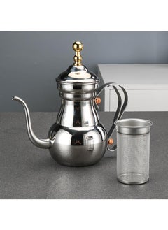 Buy Stainless Steel Teapot Tea Kettle Tea Water Teapot With Filter Screen Restaurant Tea Making Teapot Multiple Specifications Available in UAE