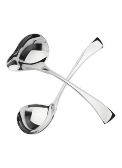 اشتري Small Gravy Ladle, Sauce Ladle, Sauce Ladle with Pouring Spout, 18/10 Stainless Steel Mini Ladle, Dishwasher Safe في السعودية