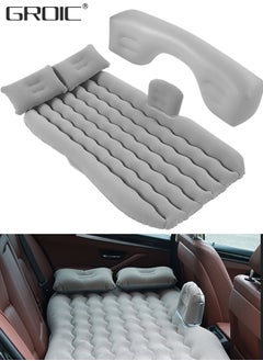 اشتري Inflatable Car Mattress,Car Air Mattress Back Seat Inflatable Car Bed Camping Mattress with Pillows Air-Pump for Car, SUV, Truck Travel, Hiking في السعودية