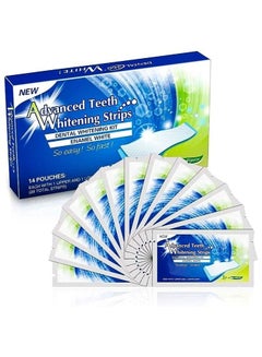 Buy ORiTi Advanced Teeth Whitening Strips,Gentle for Sensitive Teeth,Professional Effect to Remove Stains,Teeth Whitening for Oral Care,14 Treatment 28 Strips in UAE