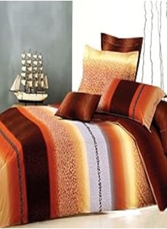 اشتري Family Bed 4004 stick Bed sheet satin cotton 3 pieces size 120 x 200 cm في مصر