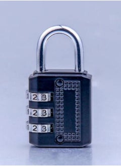 اشتري Multi-purpose zinc alloy 3-digit password padlock (applicable to personal drawer and trunk password lock) في السعودية