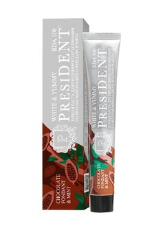 Buy Toothpaste White & Yummy Chocolate Fondant & Mint For Daily Whitening in Saudi Arabia