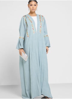 Buy Embellished Detail Abaya in UAE