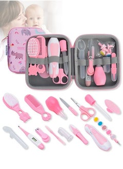 Buy New Baby Healthcare and Grooming Kit, 20 in 1 Baby Electric Nail Trimmer Set Newborn Nursery Health Care Set for Newborn Infant Toddlers Baby Boys Girls Kids 0-3 Years (Pink) in Saudi Arabia