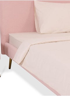 اشتري Satin Duvet Cover Set, Cream – 300 TC, 135x200 cm في الامارات