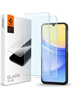 اشتري Glastr Slim for Samsung Galaxy A15 / A15 5G & Galaxy A25 5G Screen Protector Premium Tempered Glass - Case Friendly [2 Pack] في الامارات