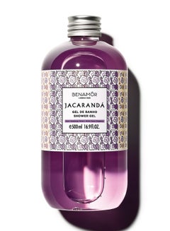 Buy Benamor Jacaranda Shower Gel with Aloe Vera Body Hands and Face Hydrating and Softening Body Wash  Delicate Floral Scent Paraben Free Vegan 500ml in UAE