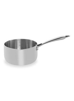 اشتري Oli Triply Milk Pan Without Lid, Silver - 16 Cm في الامارات