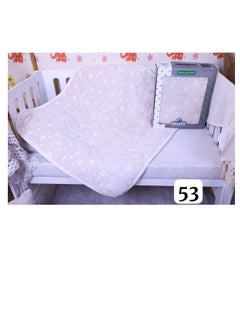 Buy Baby  Blanket color beige size110*90cm Glow in Egypt