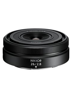 Buy Nikon NIKKOR Z Lens 26mm f/2.8 | Fixed Focal Length| Large Aperture | Slimmest and lightest Z series lens in UAE