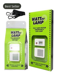 Buy Salt Water Powered Emergency Light - LED Camping Lantern - Waterproof Survival Gear for Power Outages, Hiking, Fishing and Hurricane (Lanyard Included) in Saudi Arabia