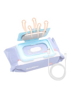 اشتري Baby Wipe Warmer Portable Baby Wet Wipes Warmer Heater USB Powered Perfect for Traveling في السعودية