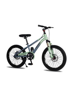 Buy Boys' and Girls' High Carbon Steel Mountain Bike, 18-22 Inch Bicycle Wheels, Wide Tires, Steel Frame, Drivetrain, Disc Brakes with Hand Brakes, Tools, Seat, City Bike in UAE