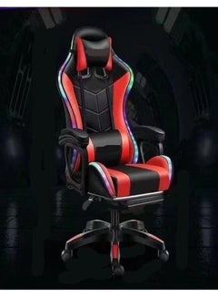 Buy High Quality Ergonomic Swivel Gaming and Office Chair with RGB Lights Speakers and Remote Adjustable Massage Recliner in UAE
