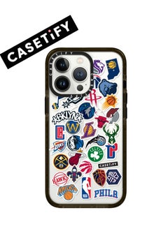 Buy Apple iPhone 15 Pro Max Case,NBA logos Magnetic Adsorption Phone Case - Semi transparent in UAE