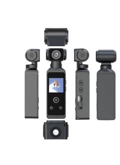 اشتري 5K sports pocket camera 270 degree rotating creative handheld camera outdoor sports camera compact Motion Camera في السعودية