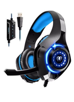 Buy 7.1 Gaming Headset for PC, Computer Gaming Headphones with Noise Cancelling Mic/Microphone, PC Gaming Headset with LED Lights for PC, PS4/PS5 Console, Laptop in Egypt