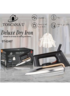 Buy Dry iron with non-stick soleplate, 1000 watts in Saudi Arabia