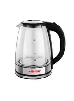 Buy High Quality 1.8 Liter Glass Body Electric Kettle with LED Glow Indicator in Saudi Arabia