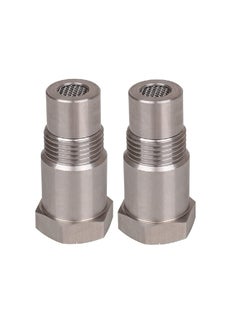 Buy 2PCS M18 x1.5 Car O2 Oxygen Sensors Protective Plug Adapter Stainless Steel Engine Light Eliminator Adapter With Filter in Saudi Arabia