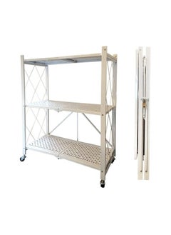 Buy 3 tier Kitchen Metal Rack white in UAE