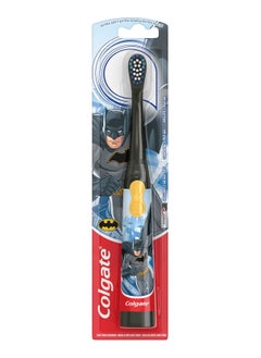 Buy Colgate Kids Batman Battery Powered Toothbrush, Extra Soft, Ages 3 and Up, 1 Pack Black in UAE