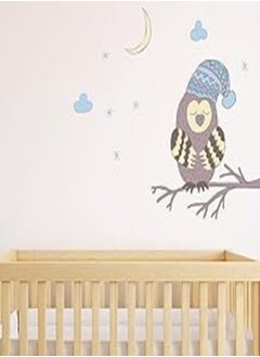 Buy Decorative kids room sticker - sleeping owl (60x70cm) in Egypt