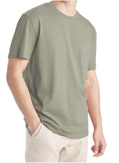 Buy Relaxed Fit T-shirt For Men – Cotton - Half Sleeves Crew Neck Tee in Egypt