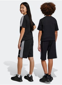 اشتري Essentials 3-Stripes Knit Shorts في مصر