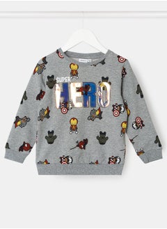 Buy Kids Marvel Long Sleeve Sweatshirt in UAE